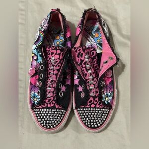 Skechers Slip On Lace Free Sneakers Sz 4.5